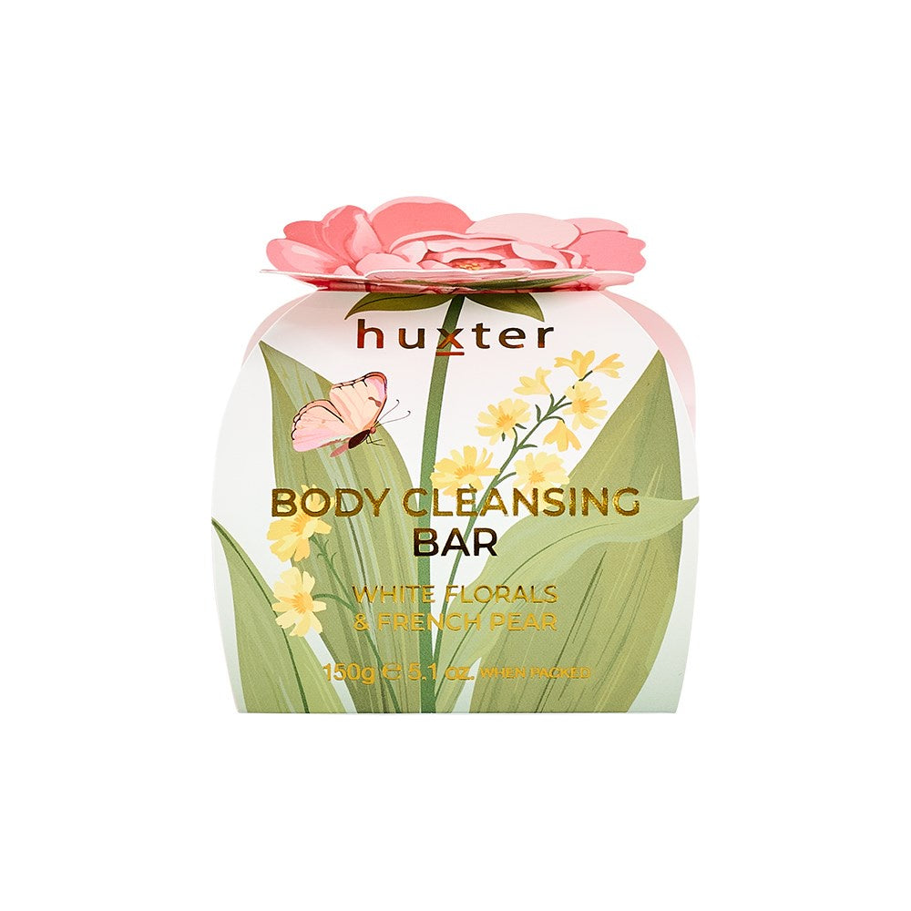 Body Cleansing Bar Gift Box | Pink Flower