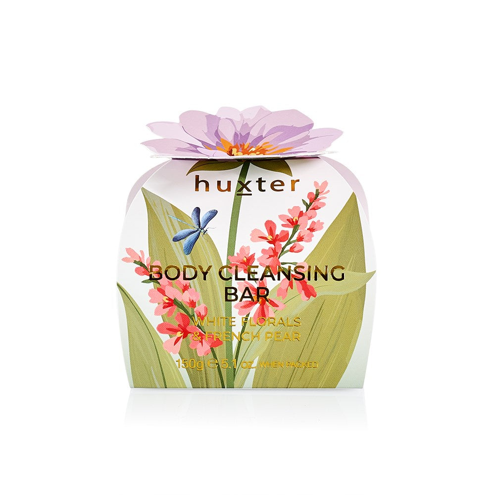 Body Cleansing Bar Gift Box | Mauve Flower