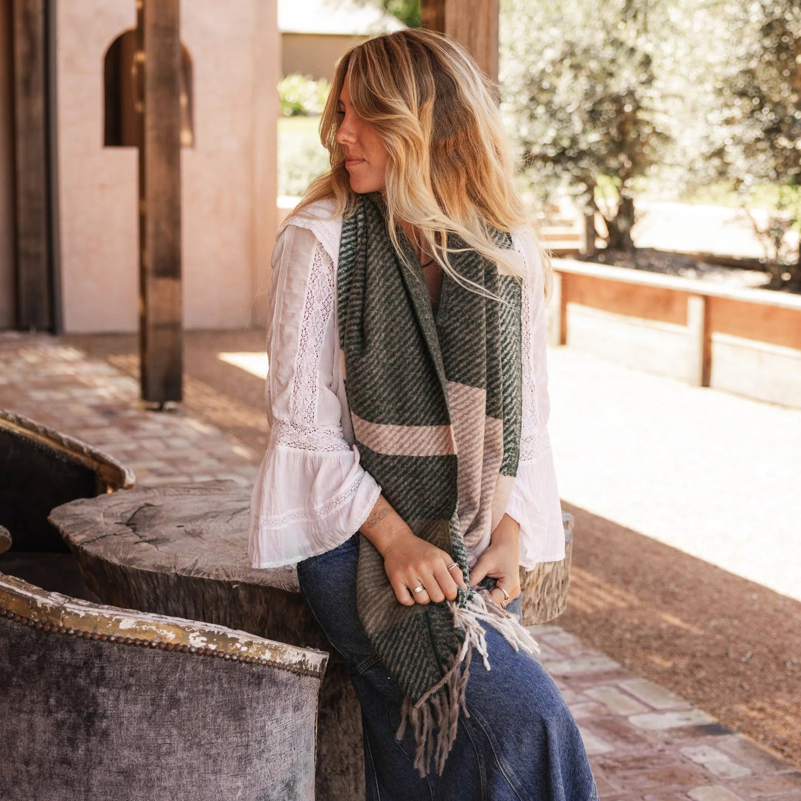 Cambridge Scarf | Forest Green