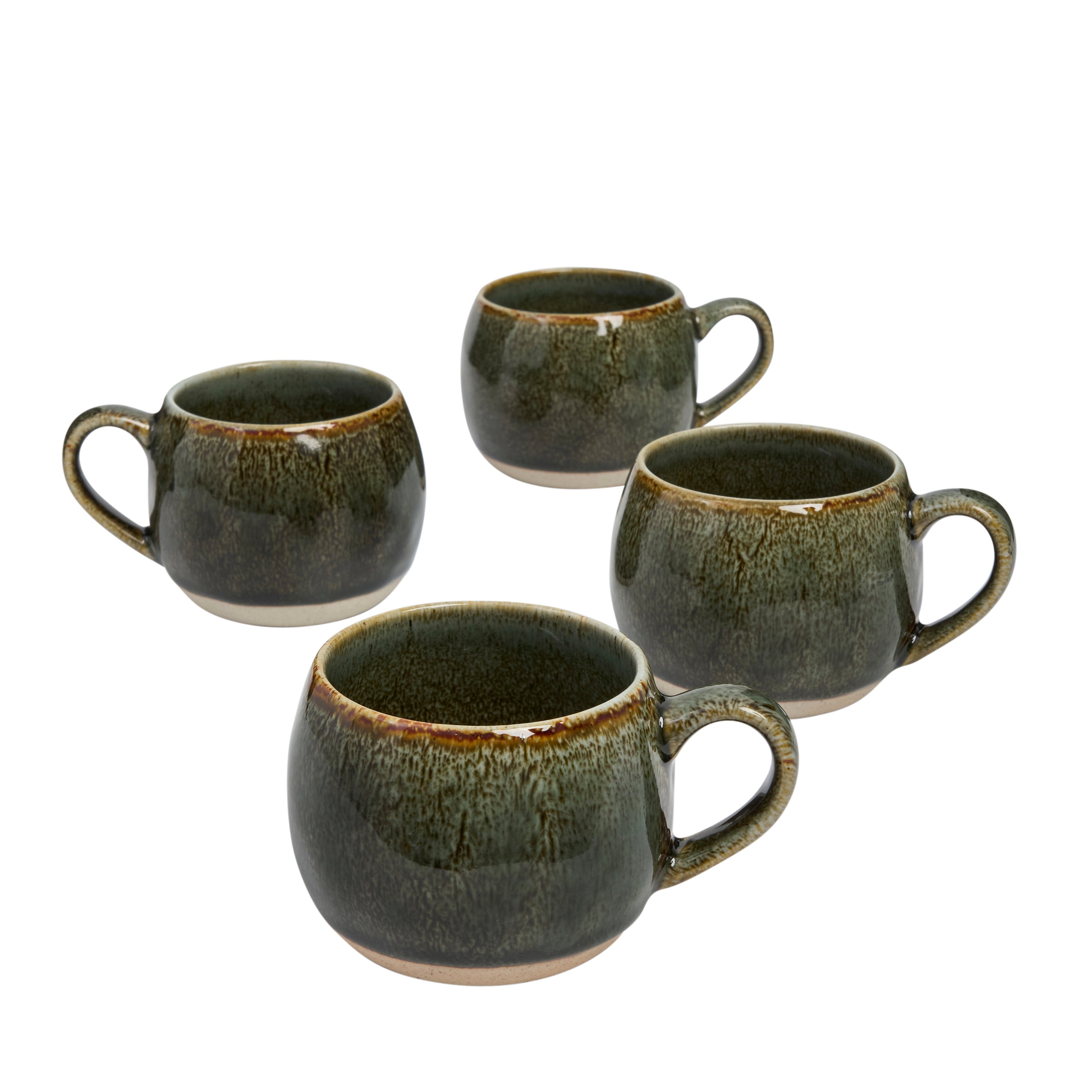 Mineral Mugs in Serpentine | Set/4