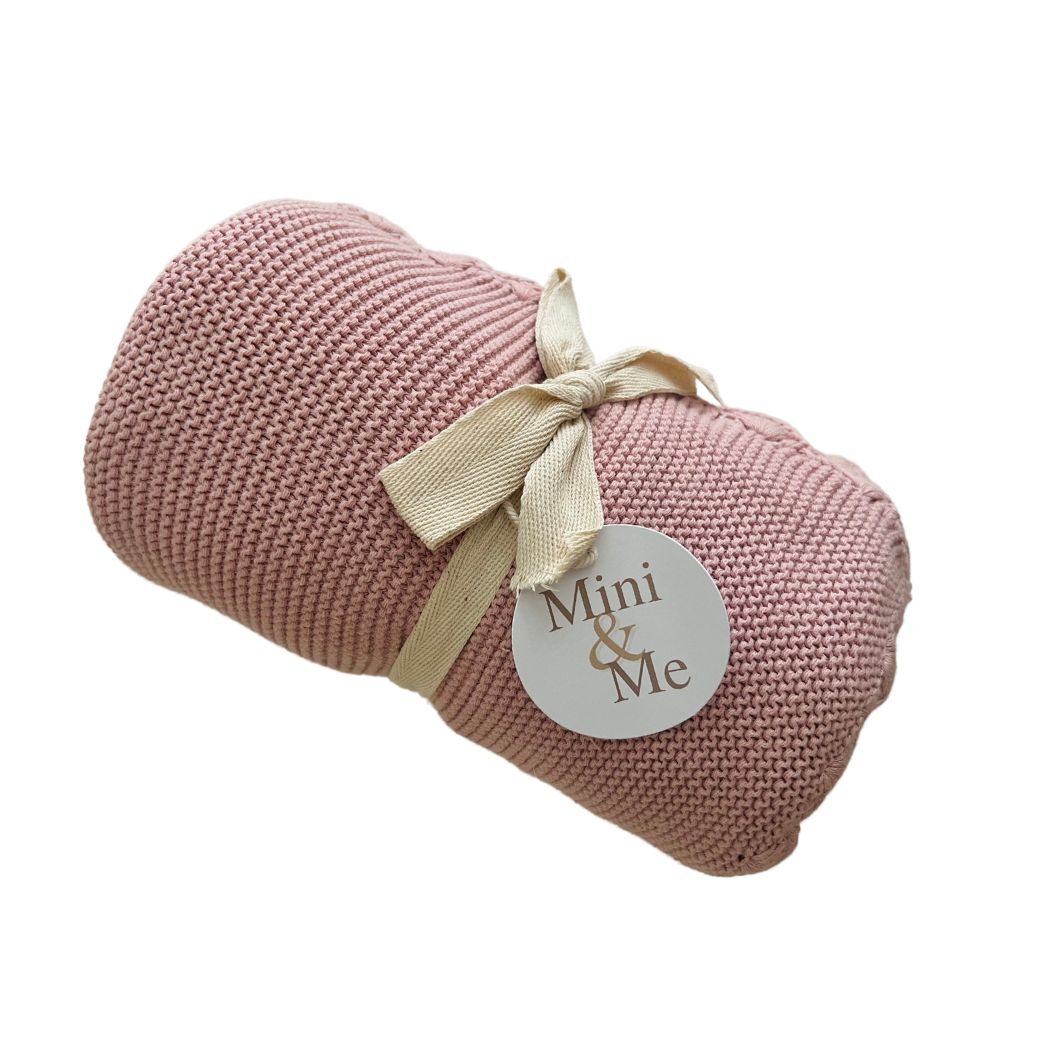 Shell Baby Blanket Rose