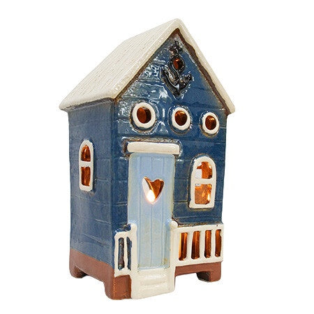 Tealight Coastal Village Hut