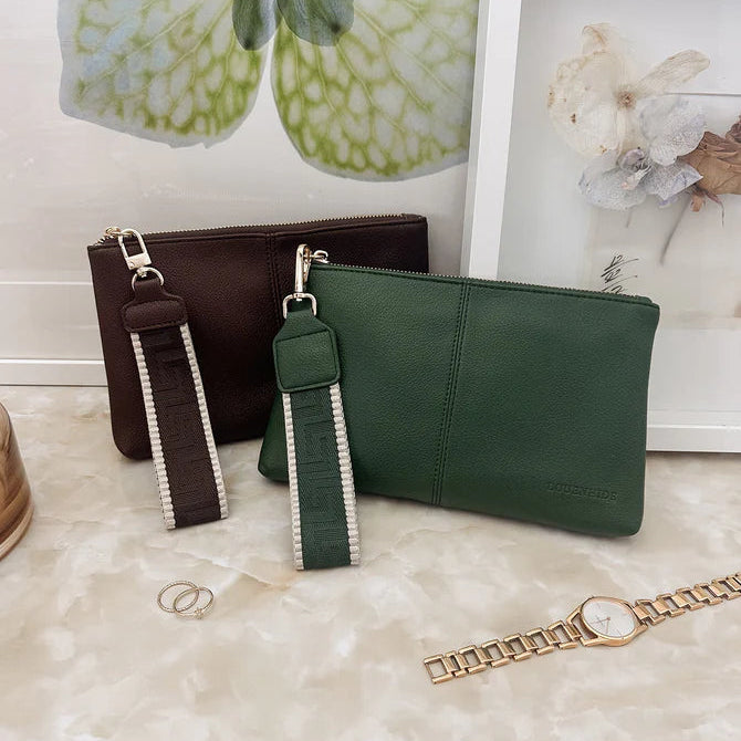 Mimi Clutch | Forest Green