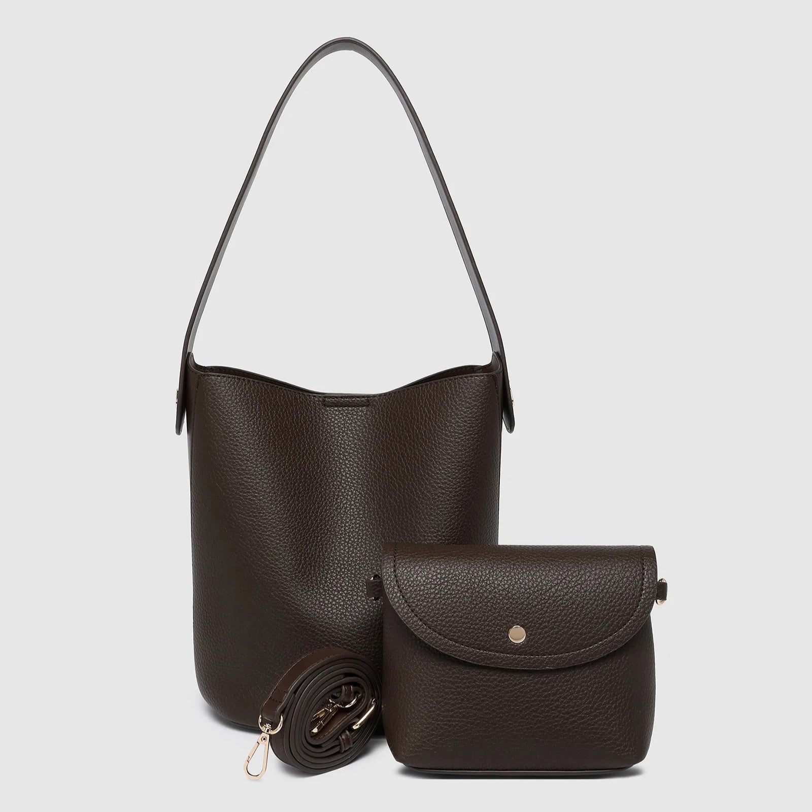 Miranda Bucket Bag | Chocolate