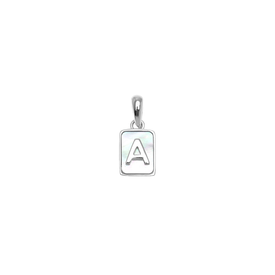 Pearl A-Z Pendant Set | Sterling Silver