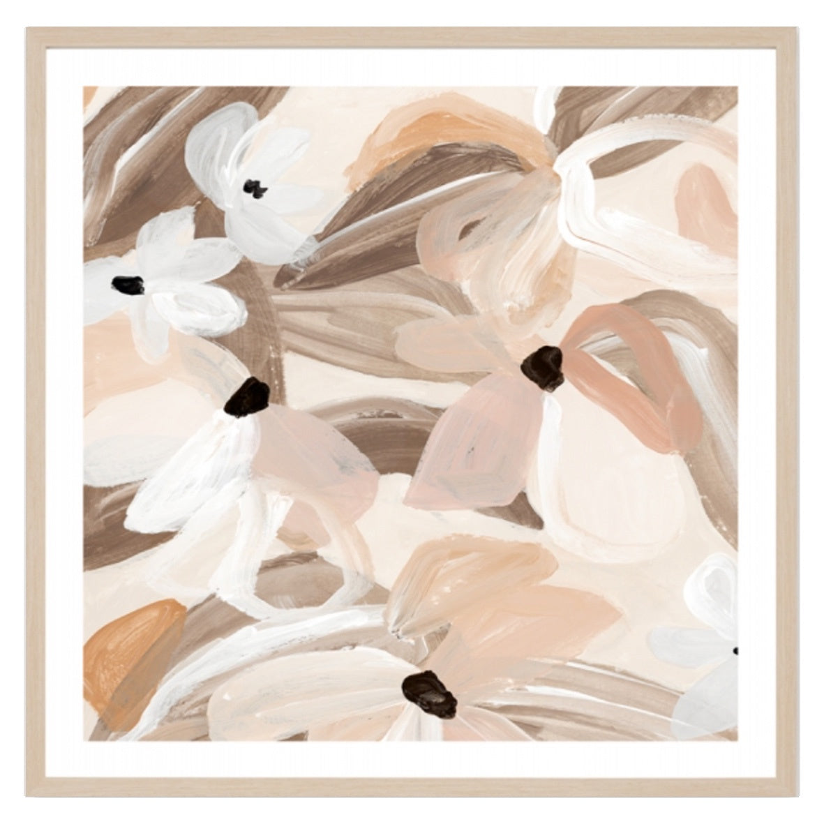 Abstract Daisies Blush | 6 Sizes