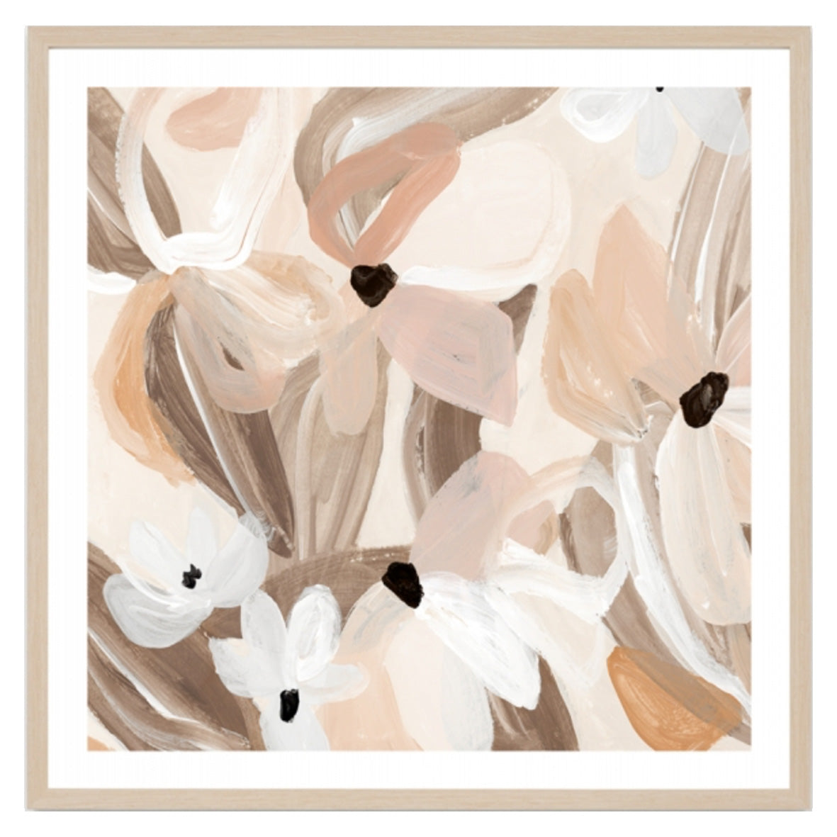 Abstract Daisies Blush | 6 Sizes