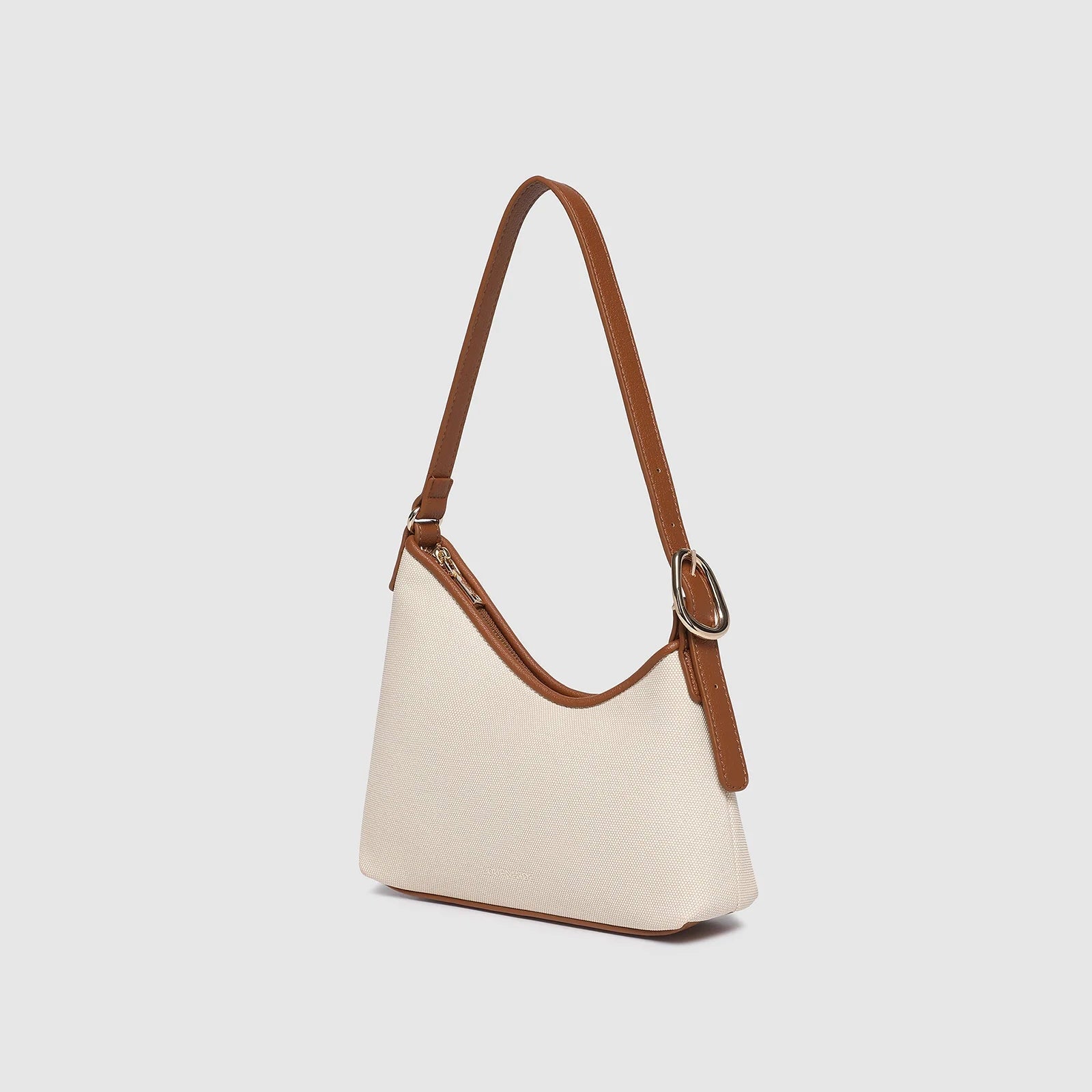 Amelia Shoulder Bag | Canvas/Tan