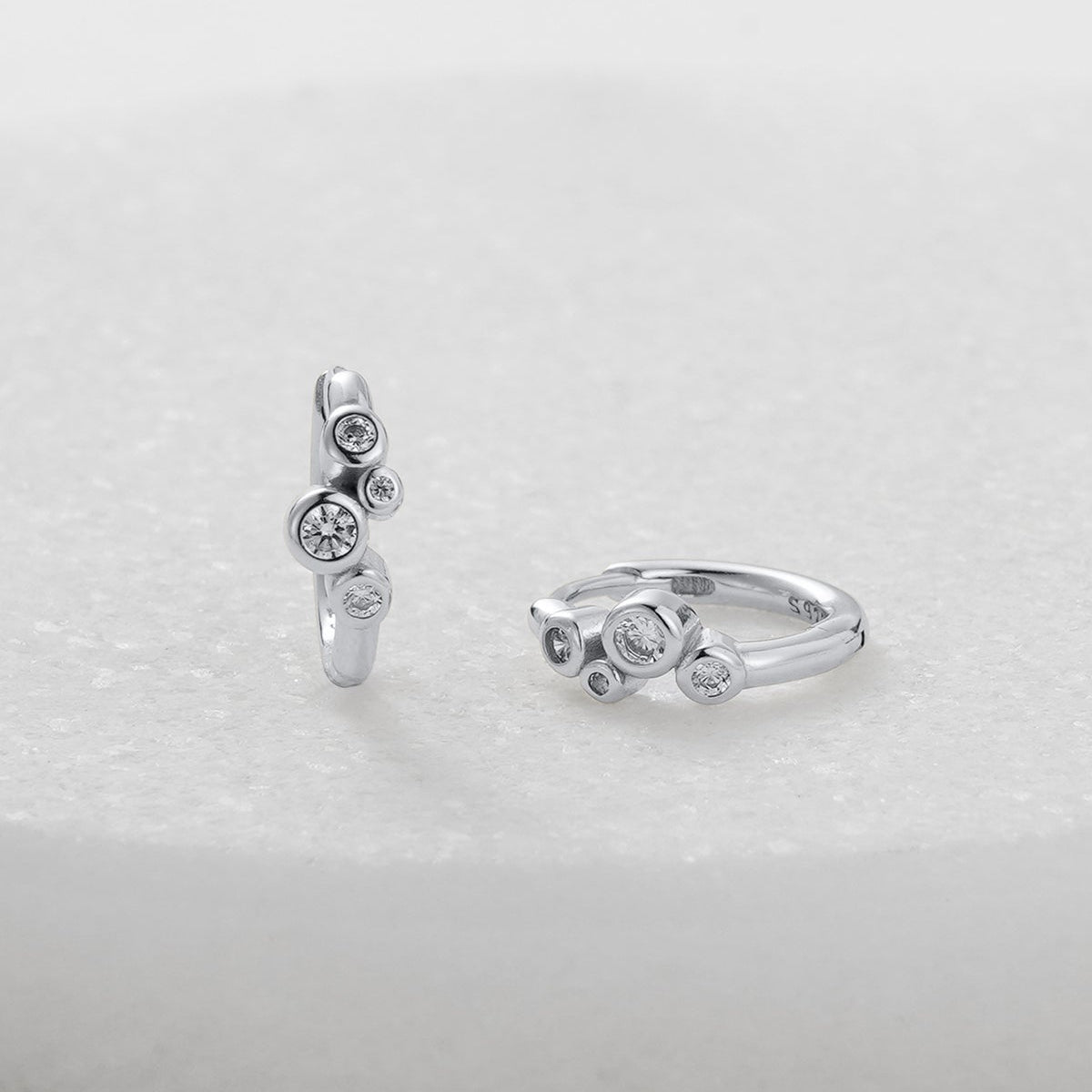 Amy Earrings | Silver