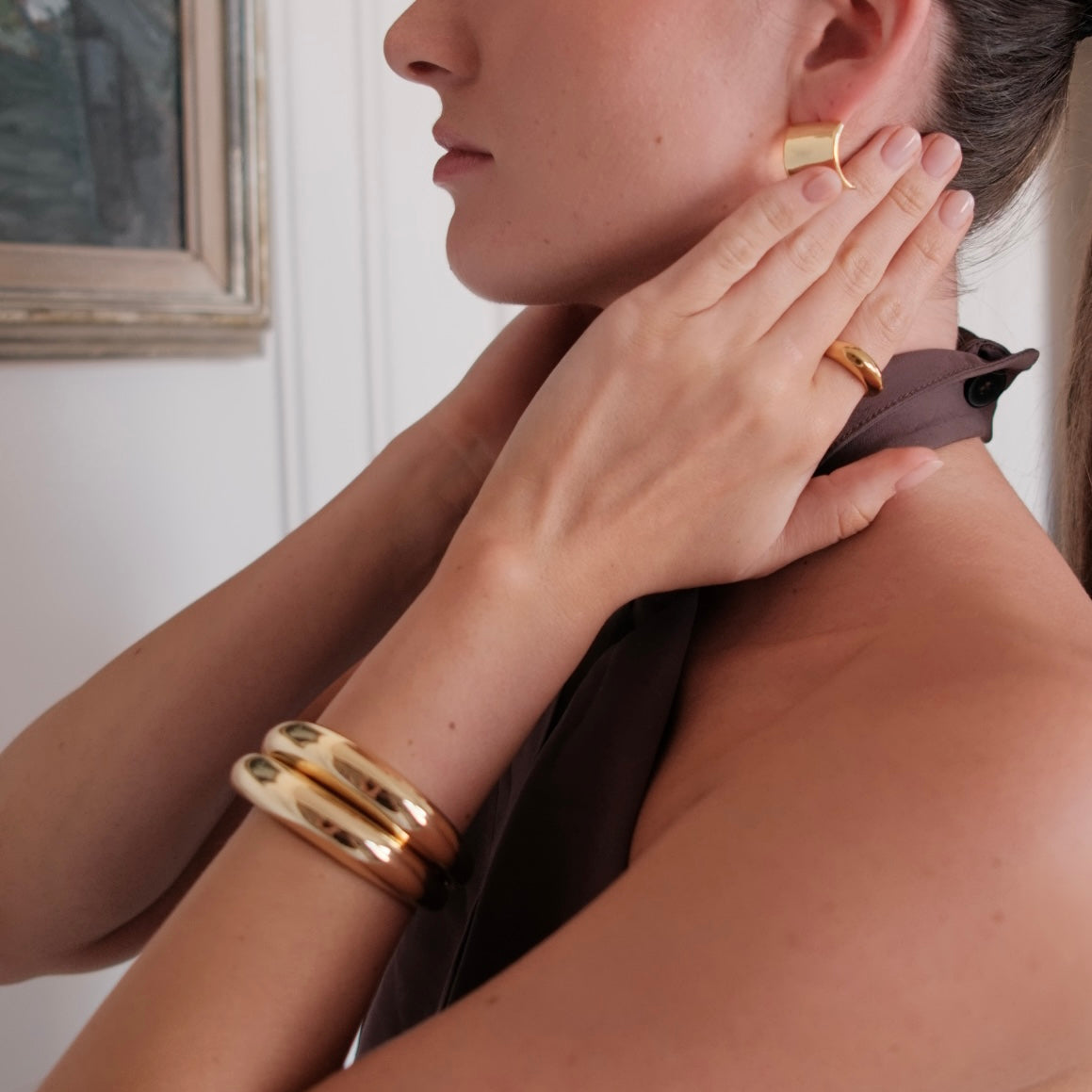Aria Earring | Gold