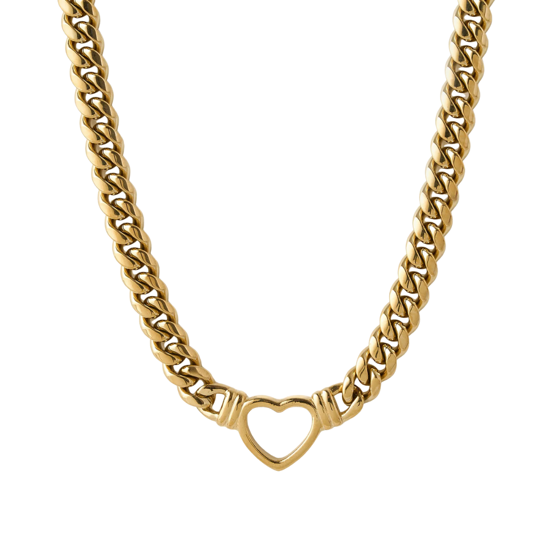 Valentine Necklace | Gold