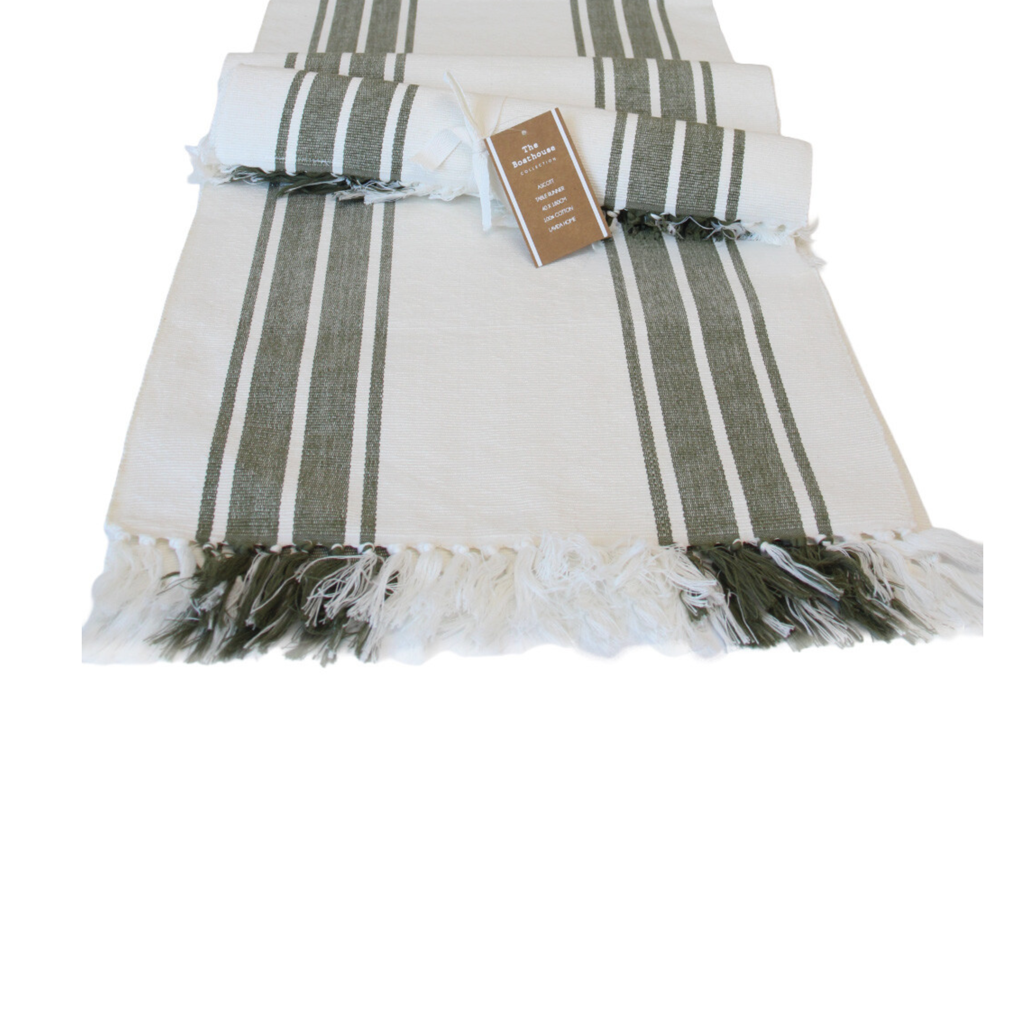 Ascott Olive Table Runner