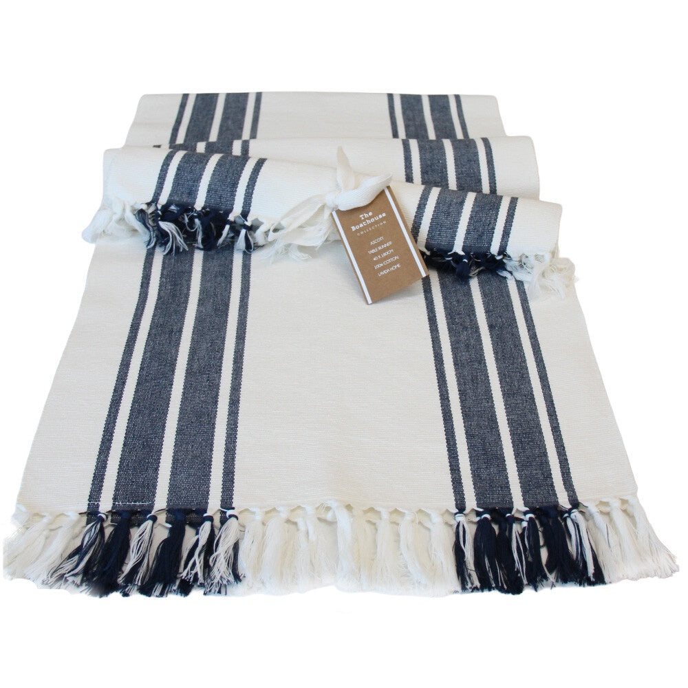 Ascott Table Runner Navy