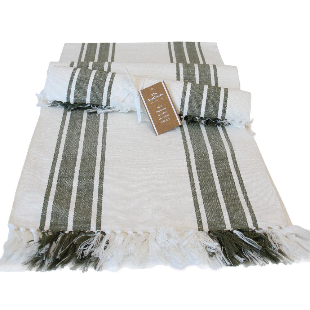 Ascott Table Runner Olive