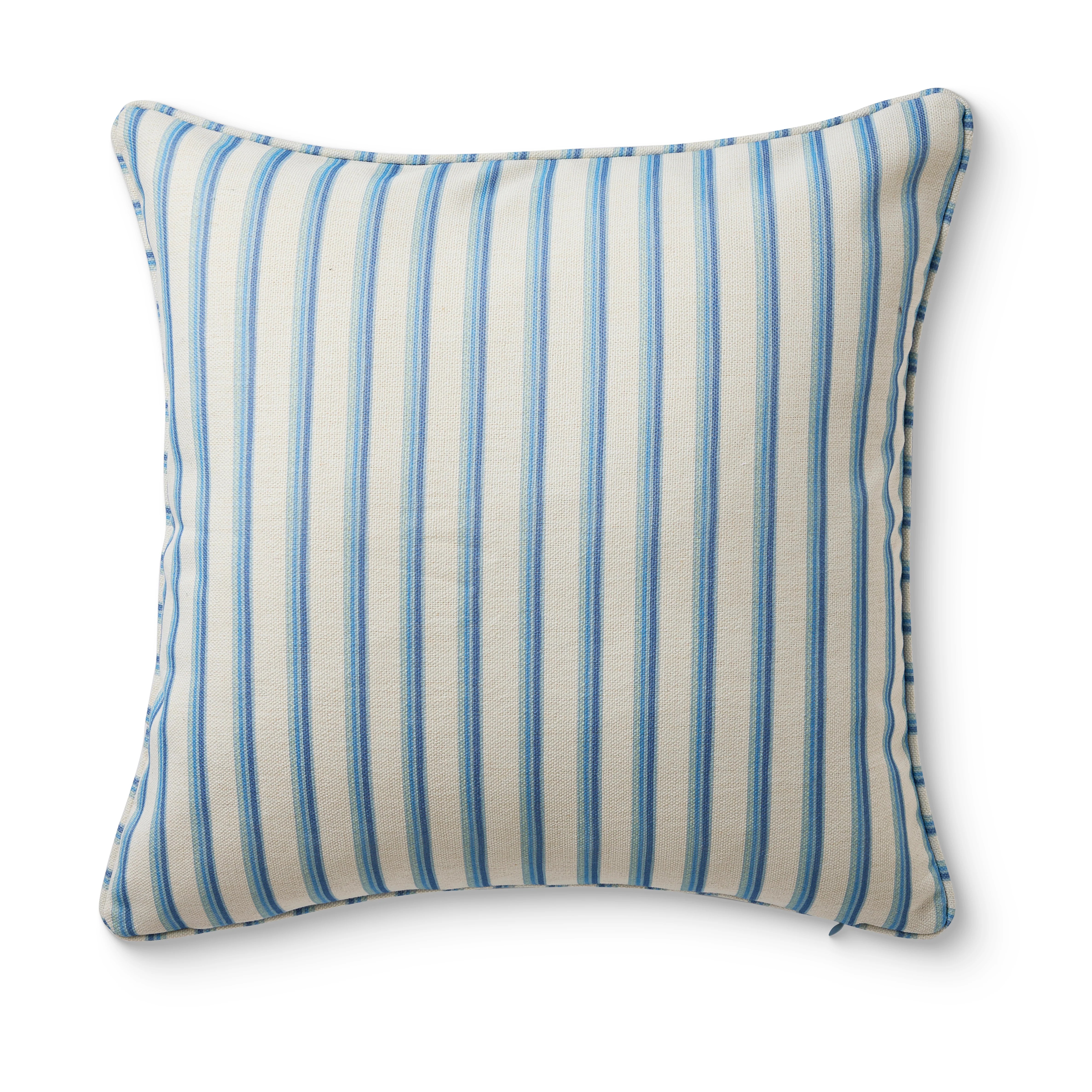 Asher Ocean Blue Reversible Outdoor Cushion