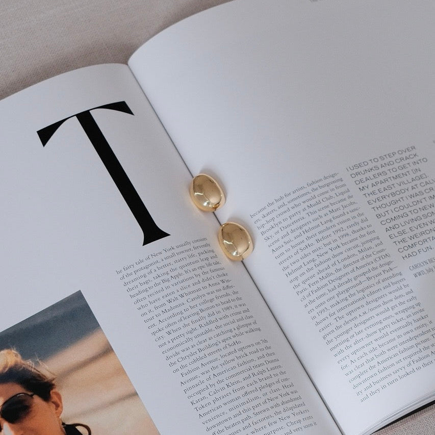 Ava Earrings | Gold
