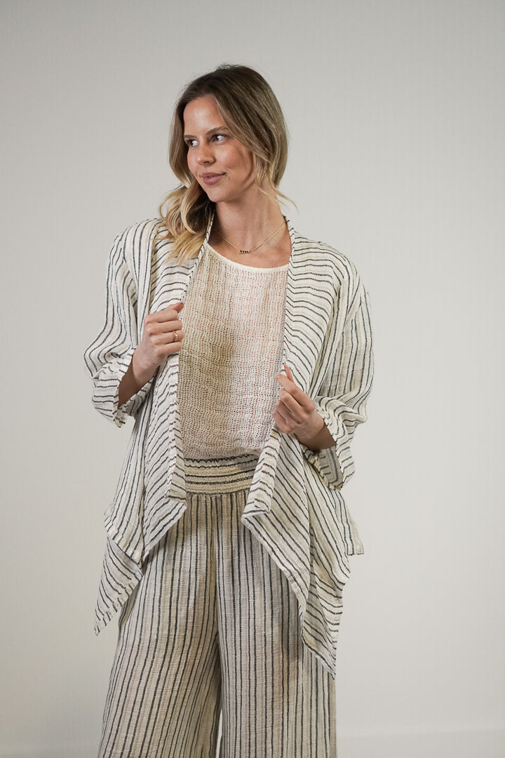 Bianca Jacket | Scattered Stripes