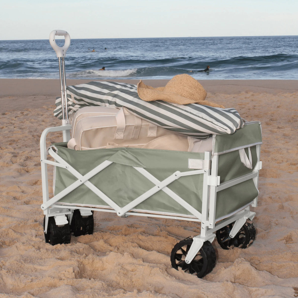 Beach Cart Seagrass Sage
