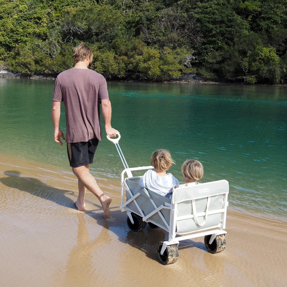 Beach Cart Seagrass Sage
