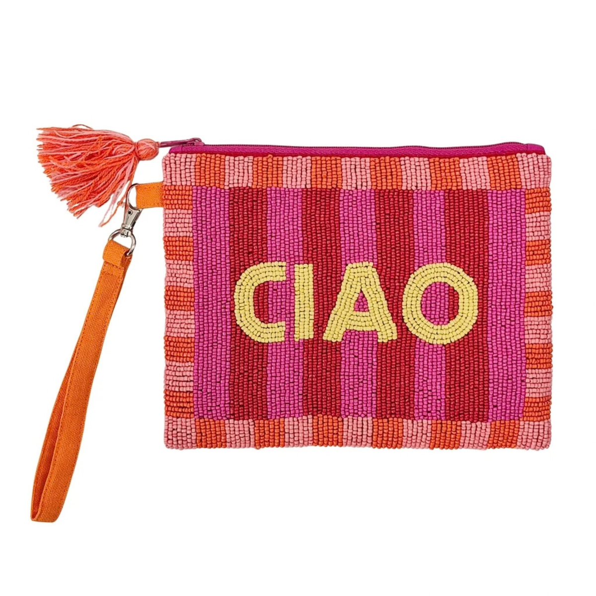 Caio Beaded Clutch