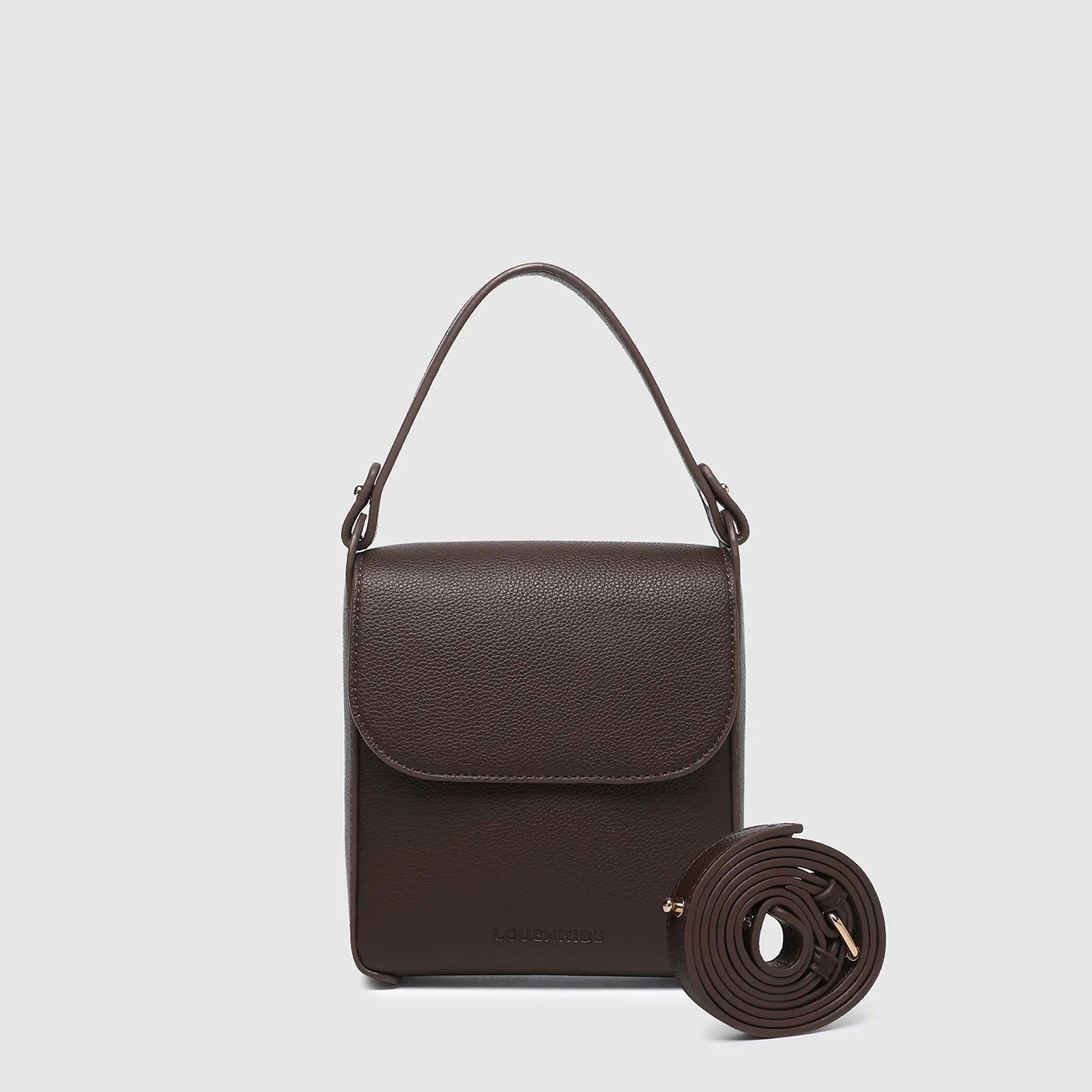 Bessie Crossbody Phone Bag | Chocolate