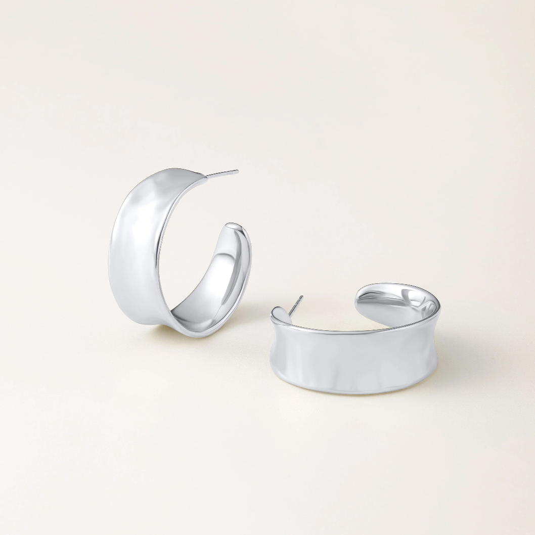 Bianca Mini Hoops | Silver