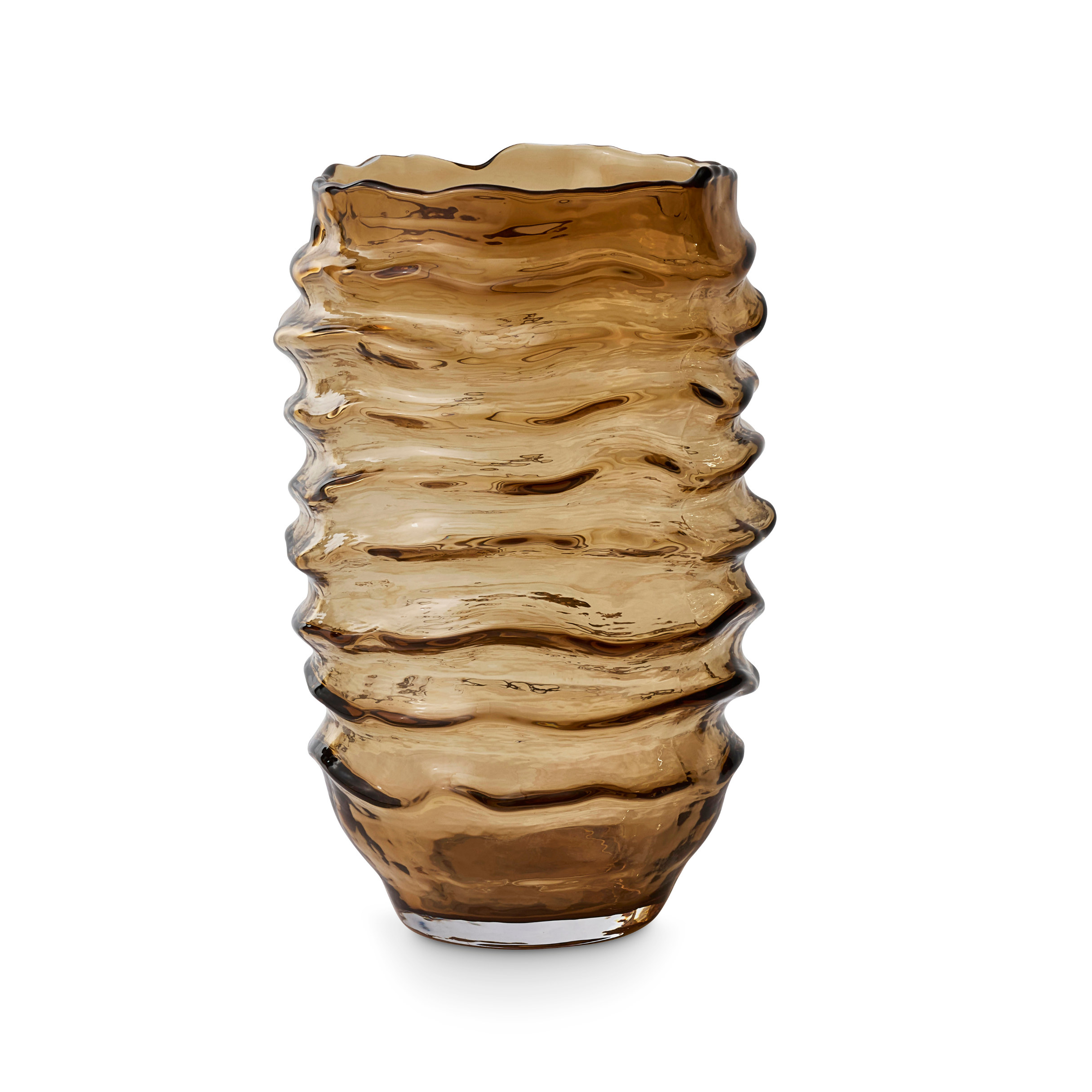 Blair Amber Vase | Large