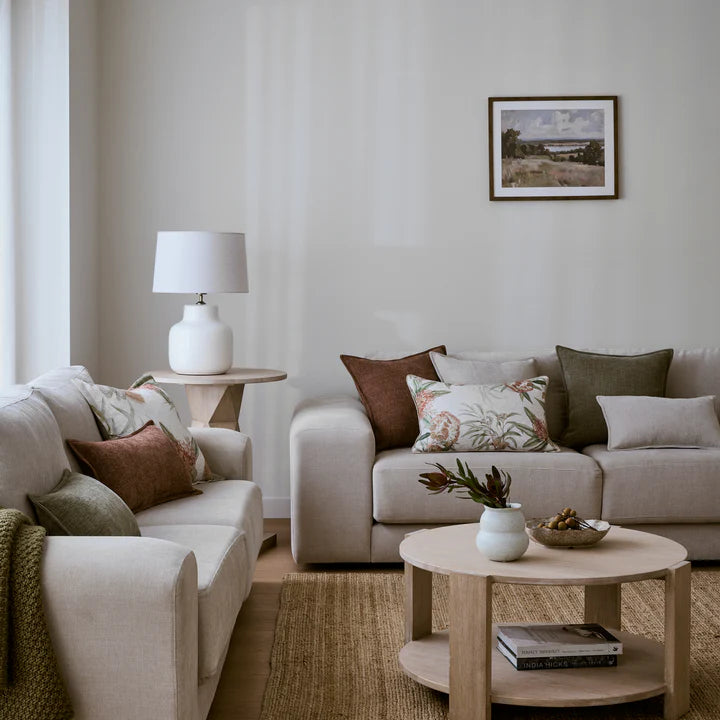 Blake Sage Green Cushion Lifestyle