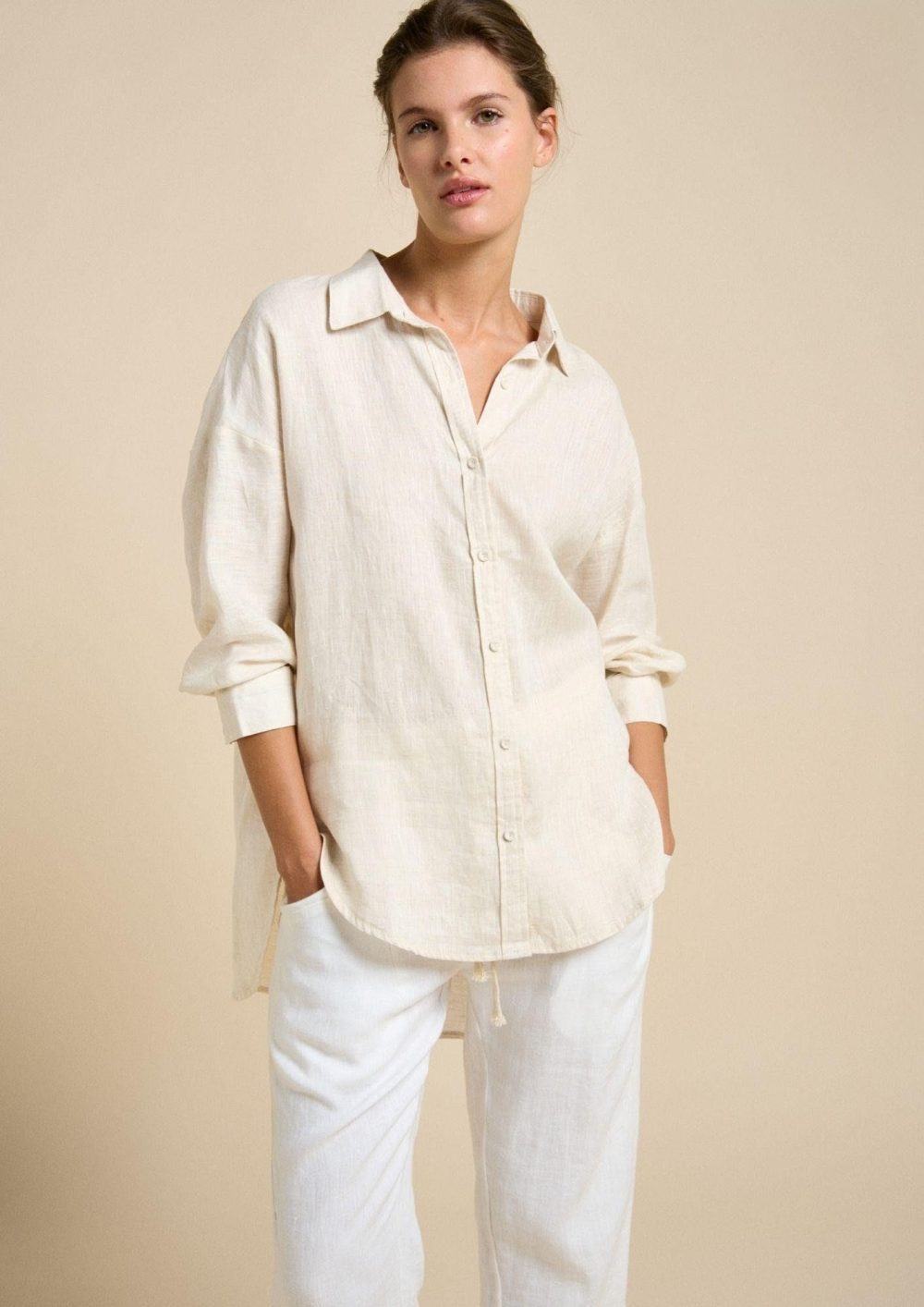 Boyfriend Shirt | Natural