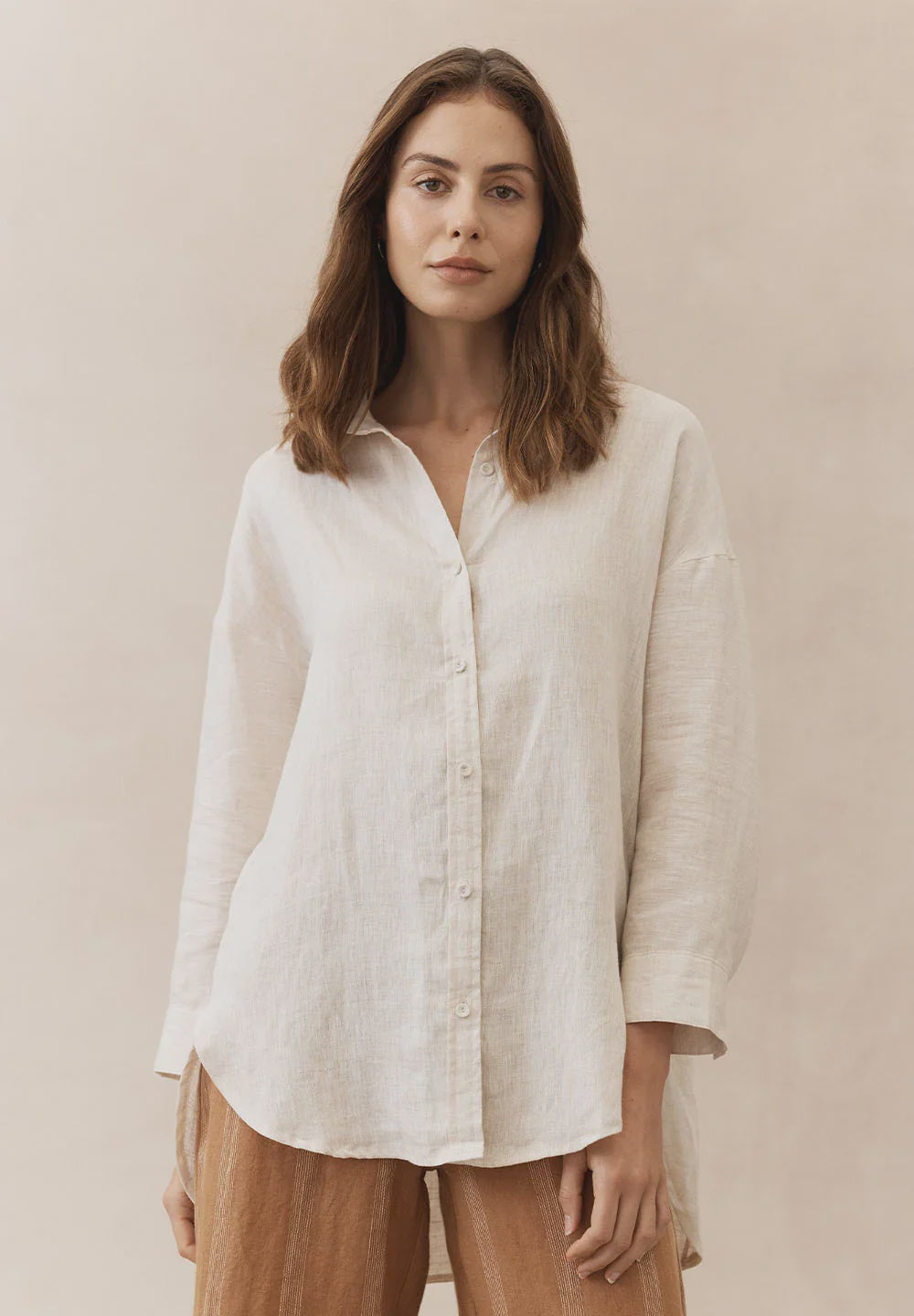 Boyfriend Shirt | Natural