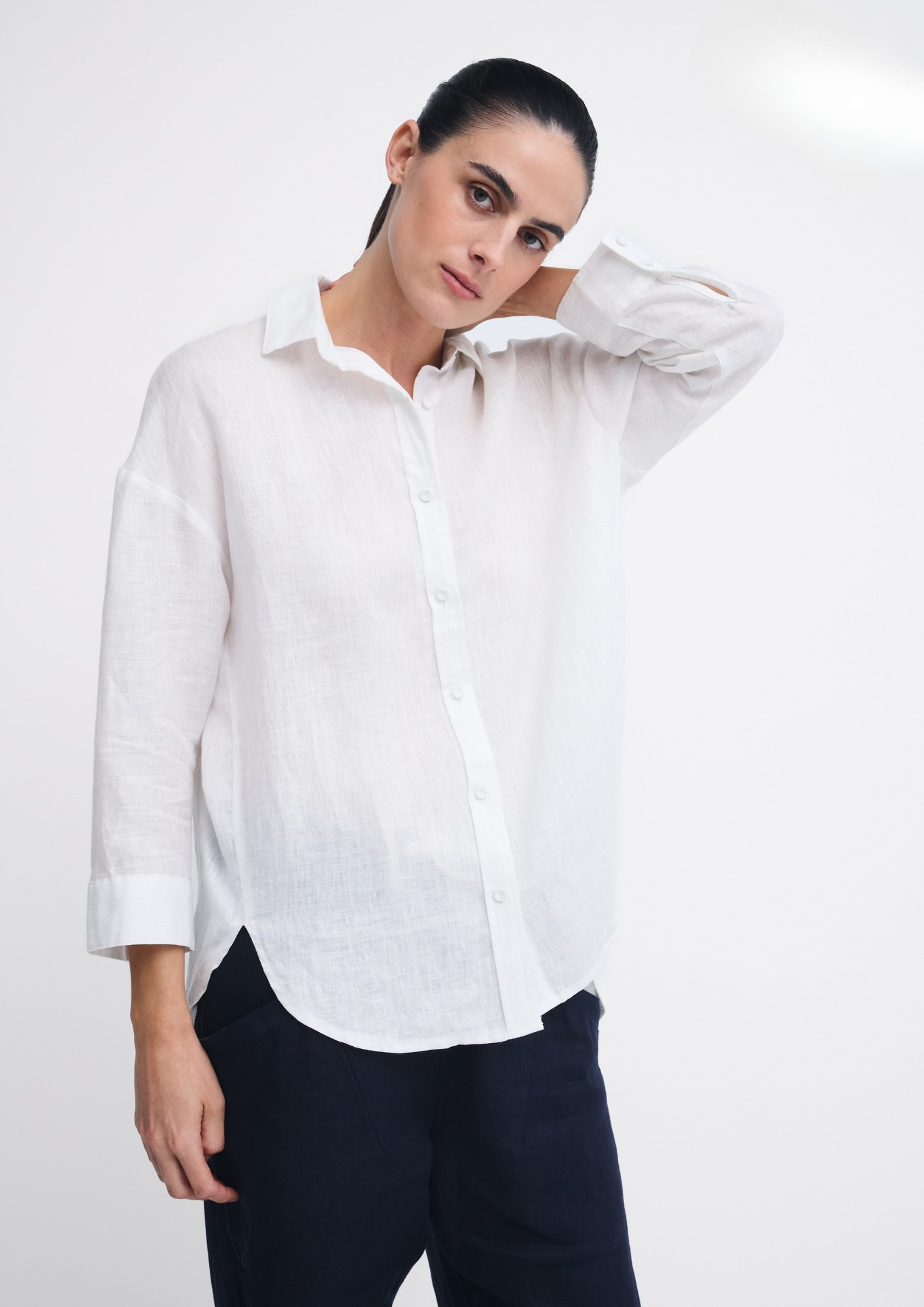Boyfriend Shirt | White
