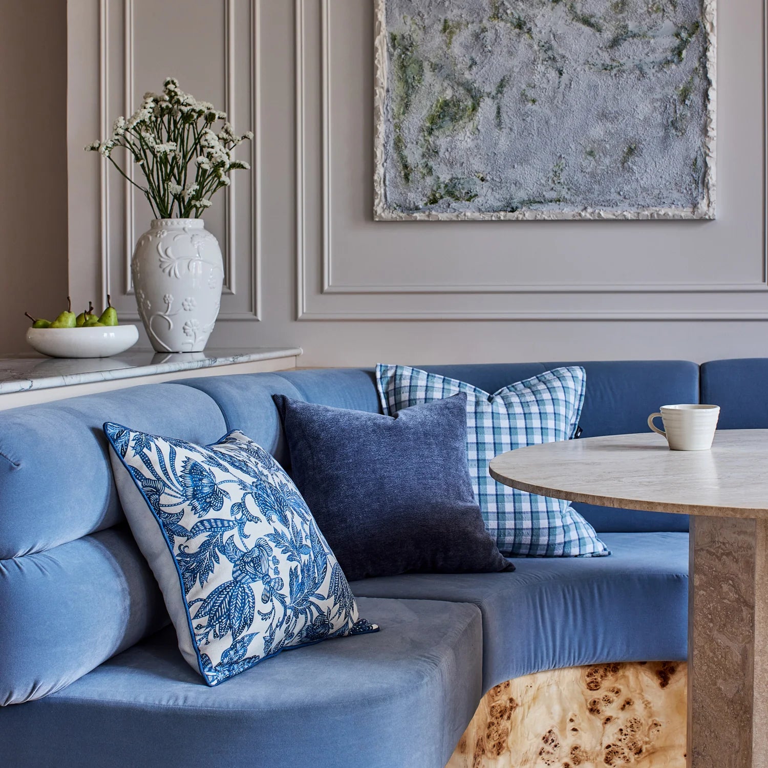 Brooklyn Dark Blue Cushion