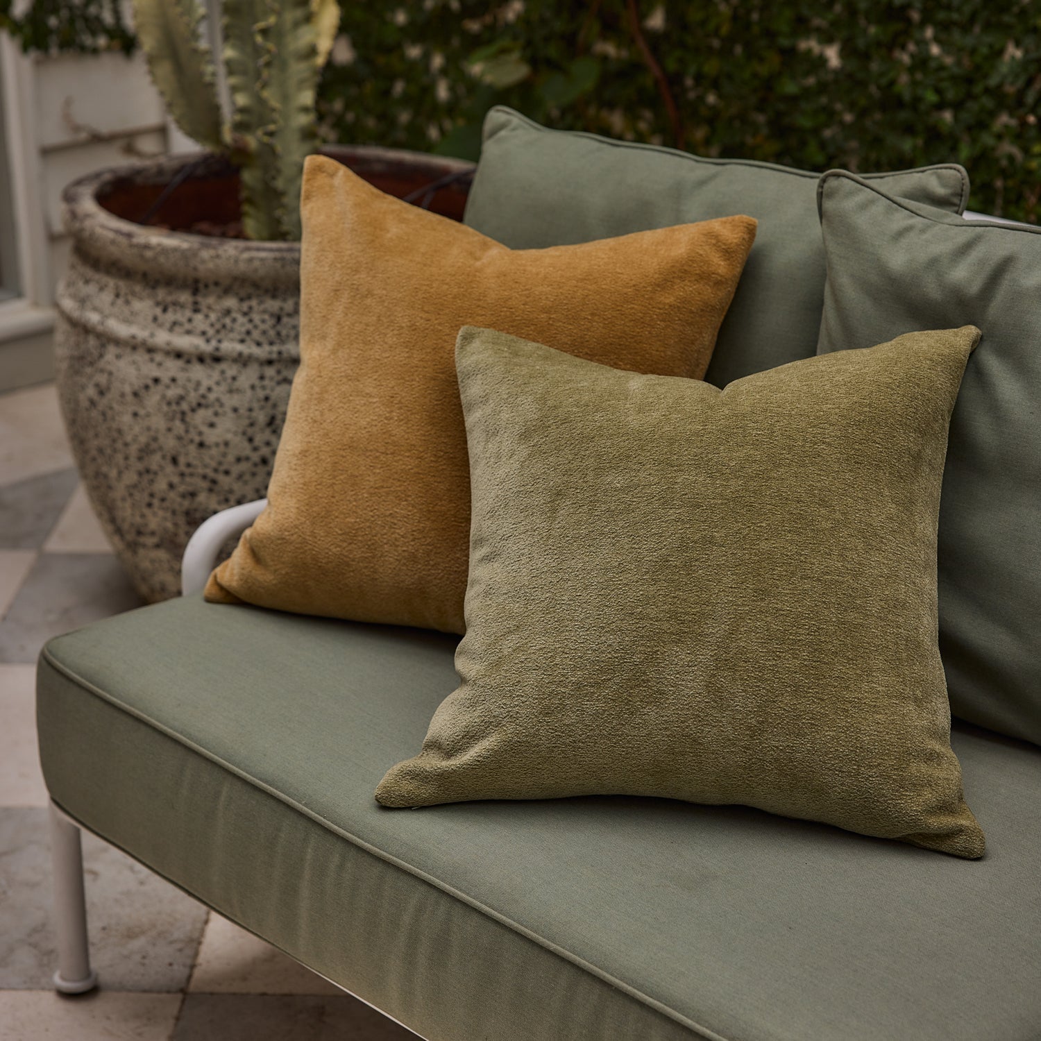Brooklyn Elm Green Cushion