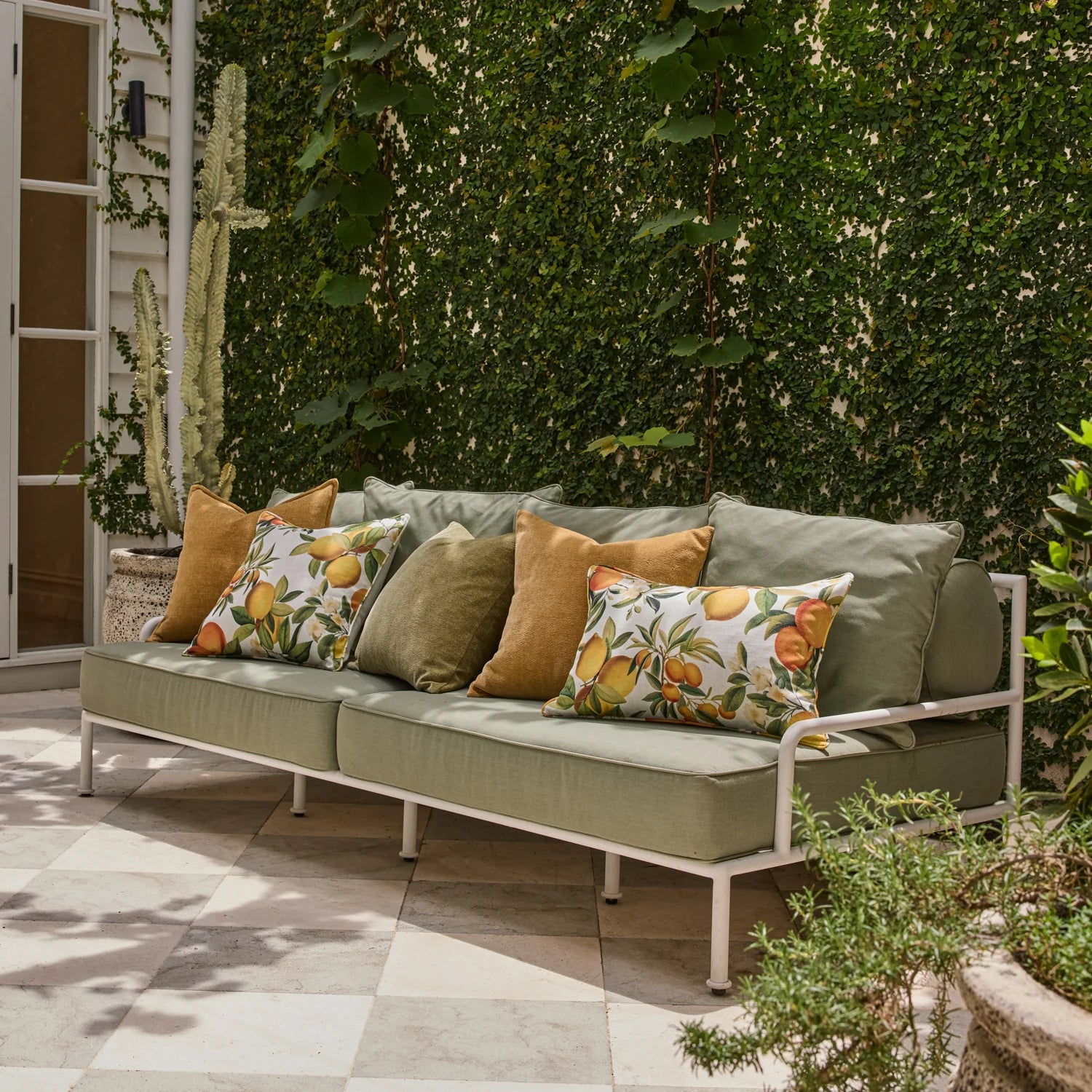 Brooklyn Elm Green Cushion