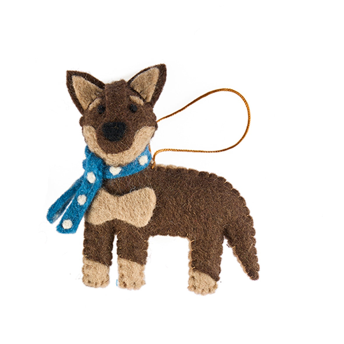 Brown Kelpie Christmas Ornament