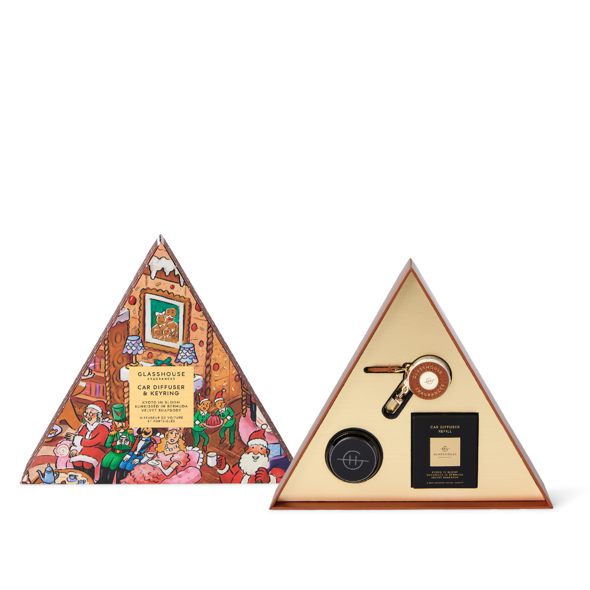 Car Diffuser &amp; Keyring Gift Set