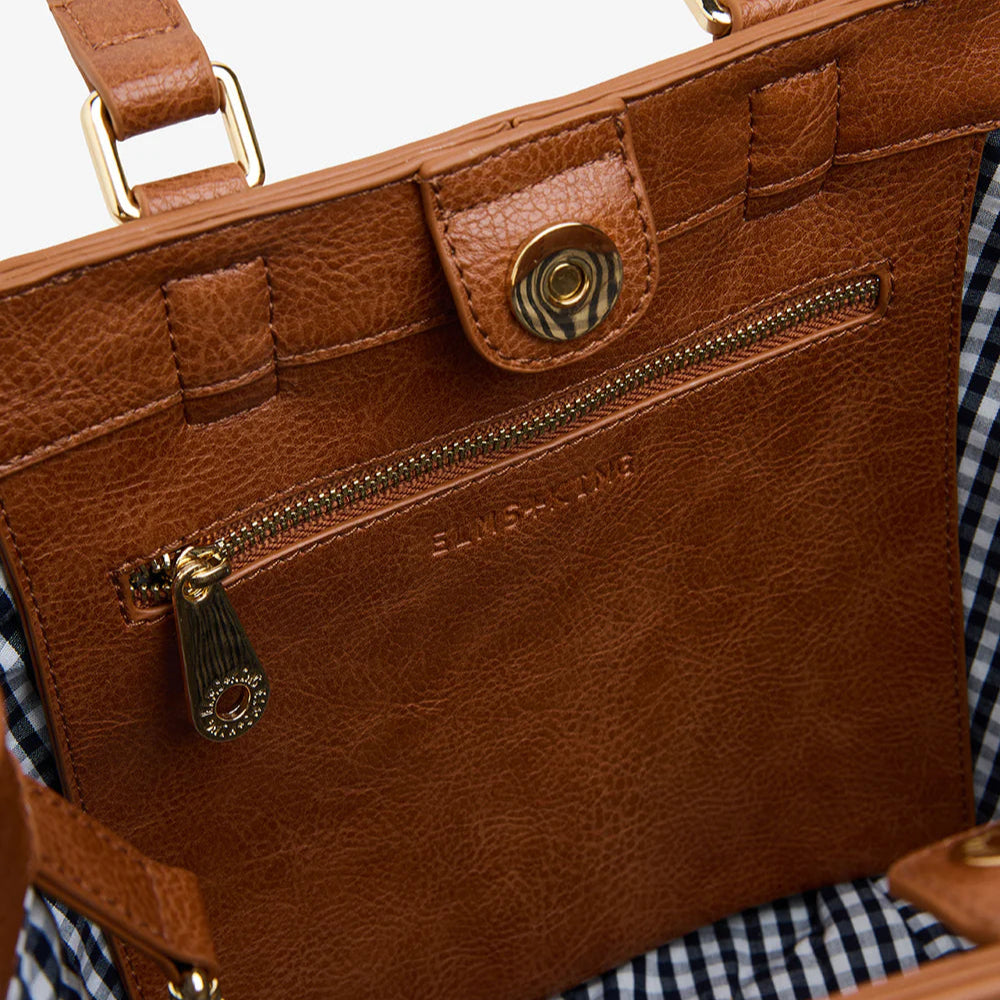 Carnegie Tote | Tan /Natural Weave