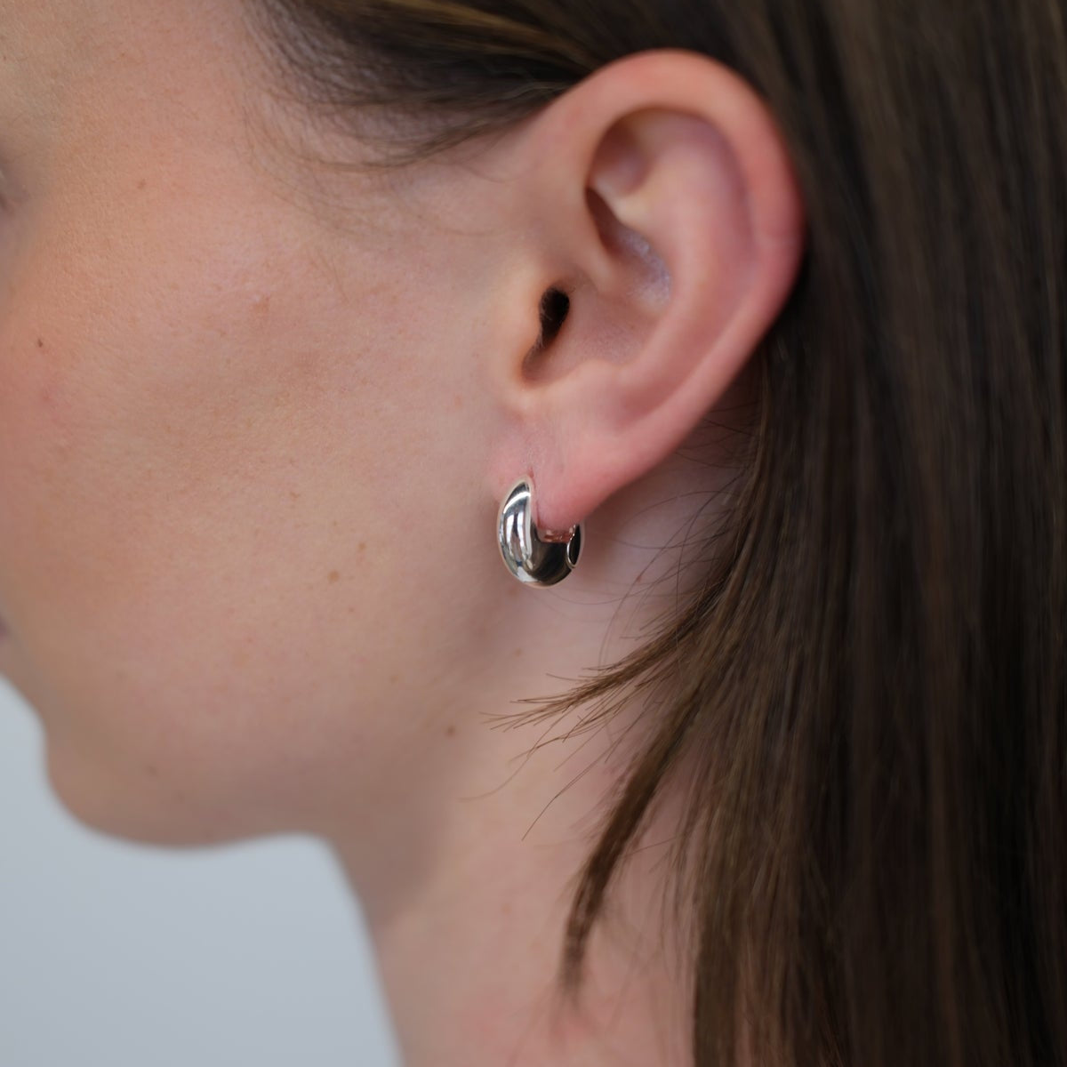 Carrie Hoops | Silver