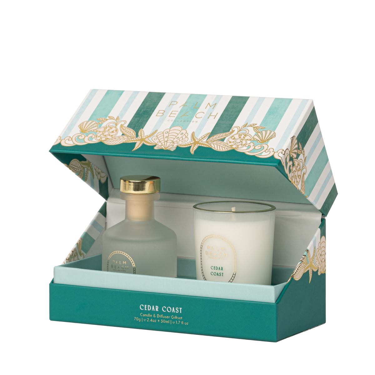 Cedar Coast Candle &amp; Diffuser Gift Set