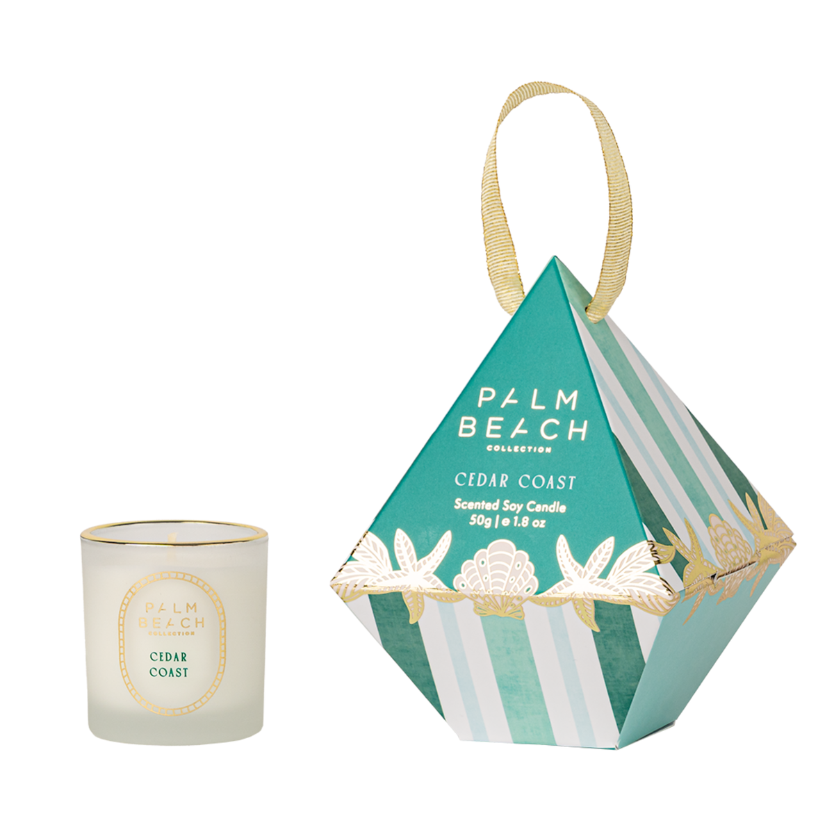 Cedar Coast Mini Candle Hanging Bauble 50g