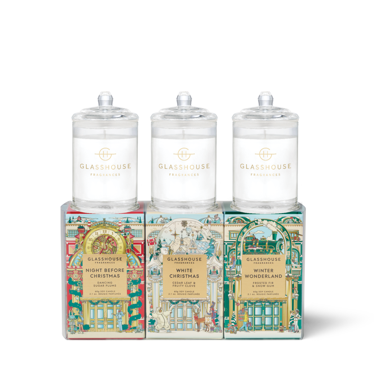 Christmas Trio 3 x 60g Soy Candles