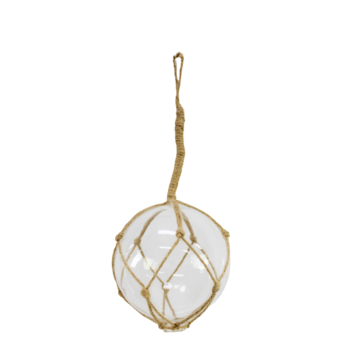 Clear Glass Rope Ball | Medium