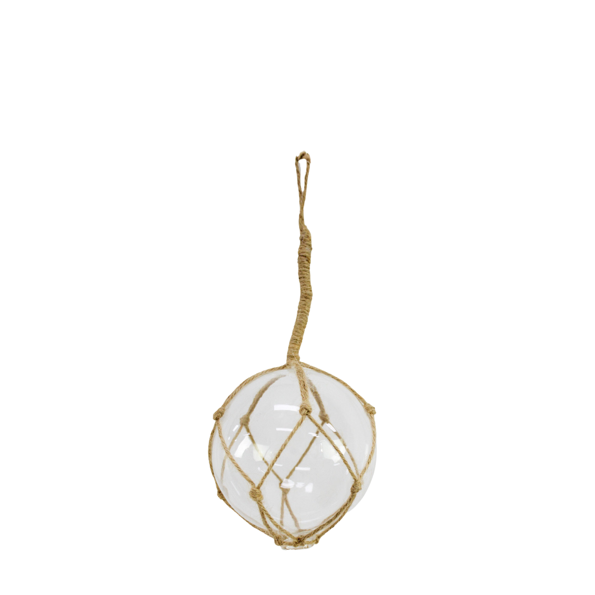 Clear Glass Rope Ball | Small