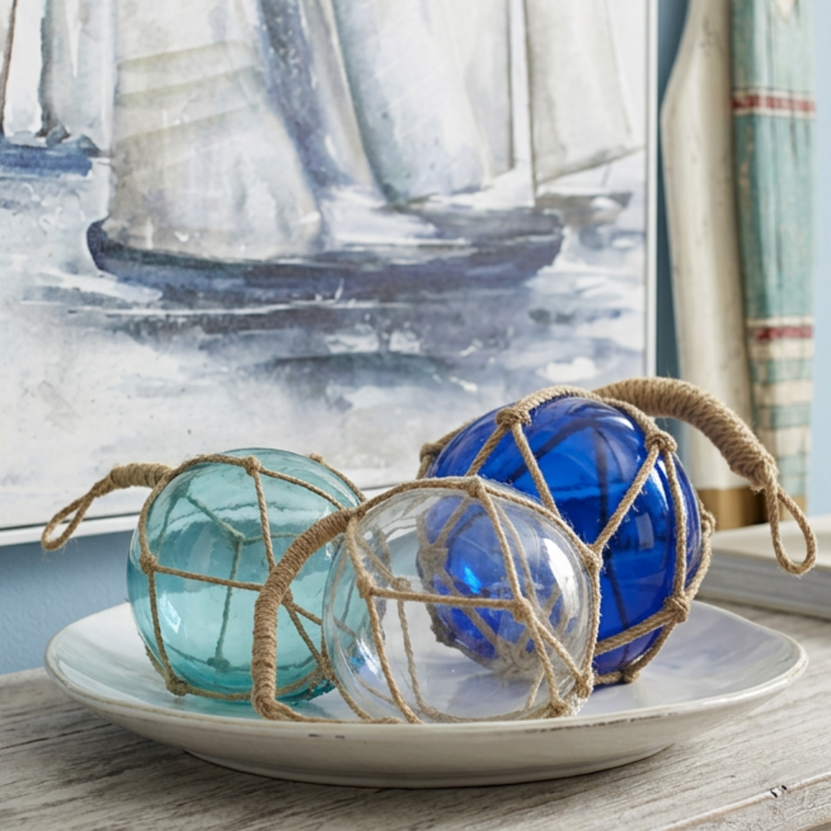 Clear Glass Rope Ball | Small