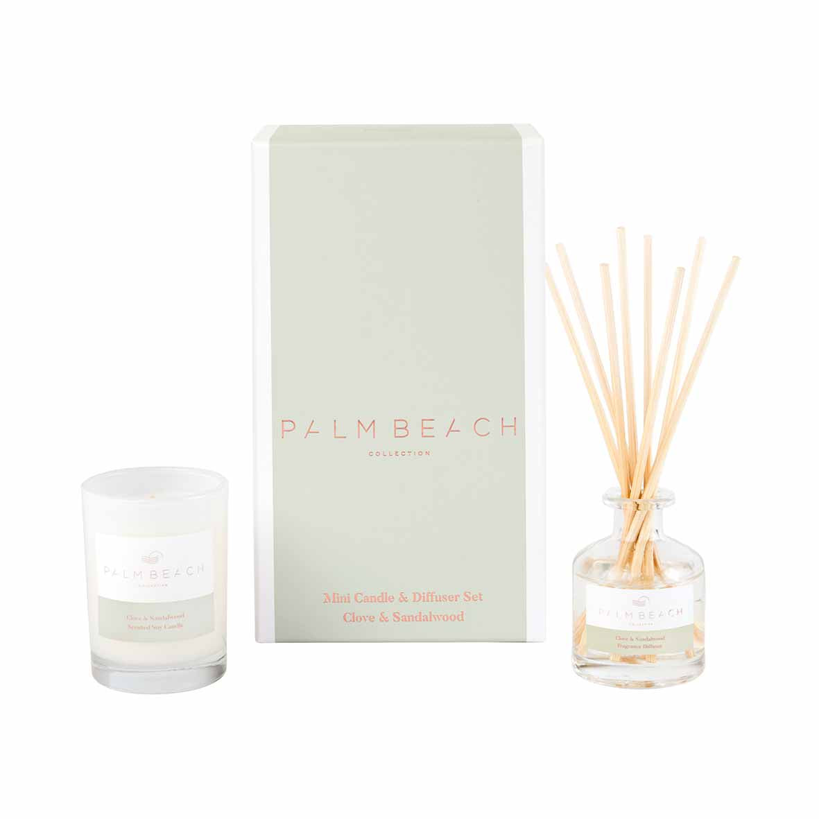 Clove &amp; Sandalwood Mini Candle &amp; Diffuser Pack