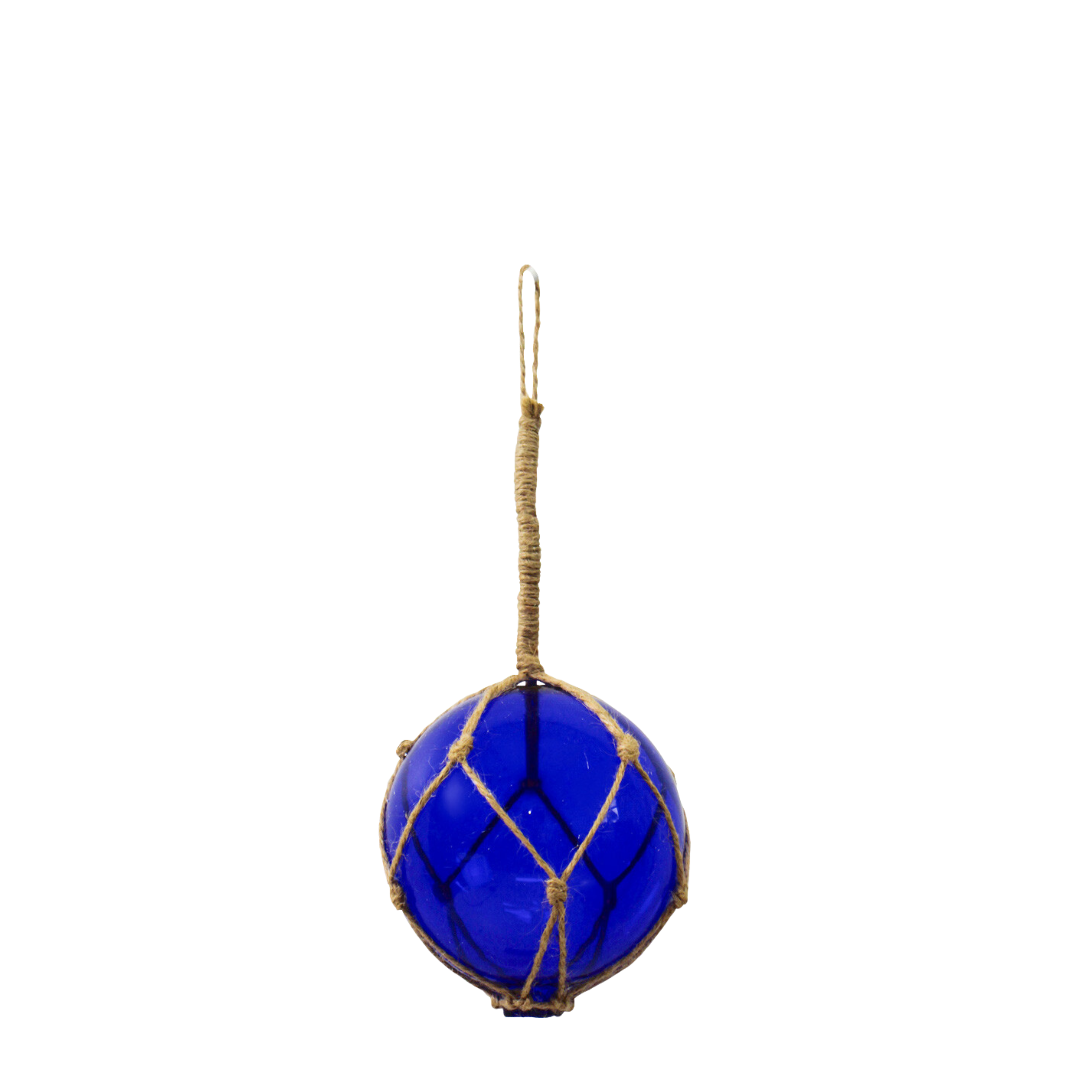 Cobalt Glass Rope Ball | Small