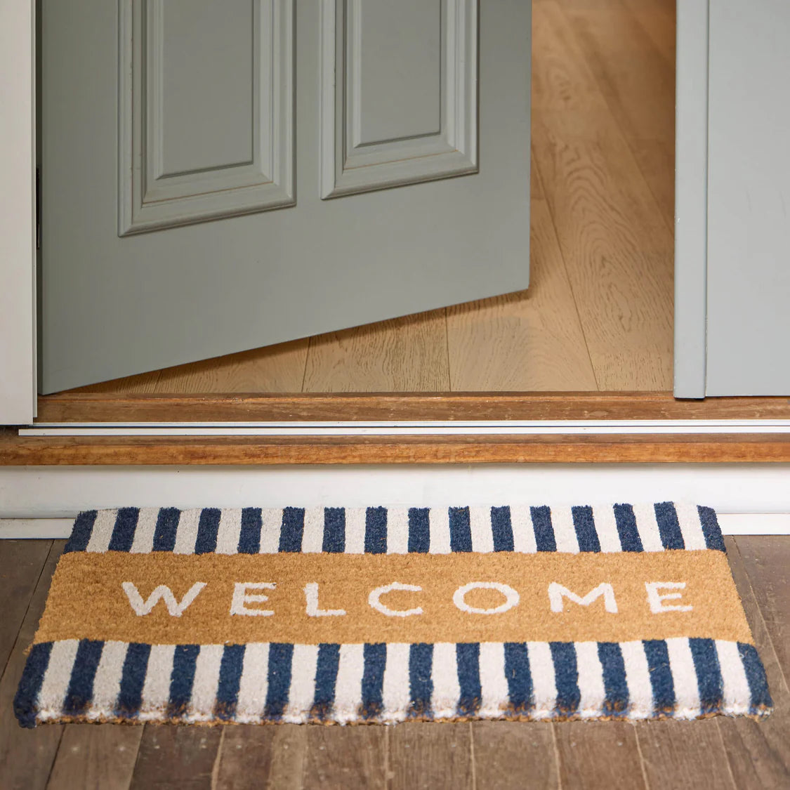 Welcome Coir Door Mat
