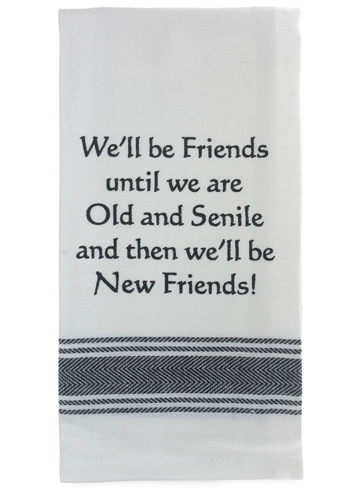 We'll Be Friends Tea Towel