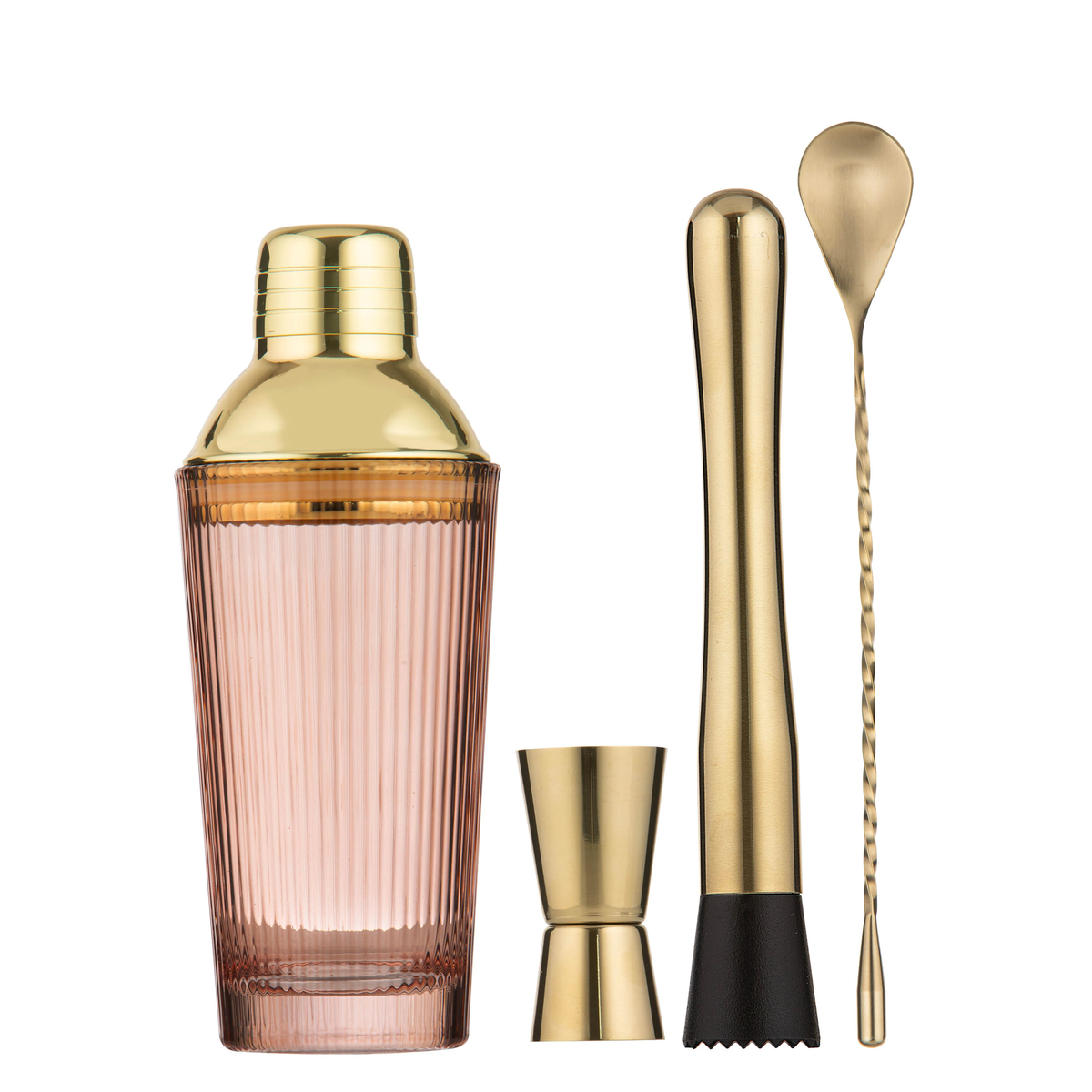 Cyrus  4pc Cocktail Set | Blush