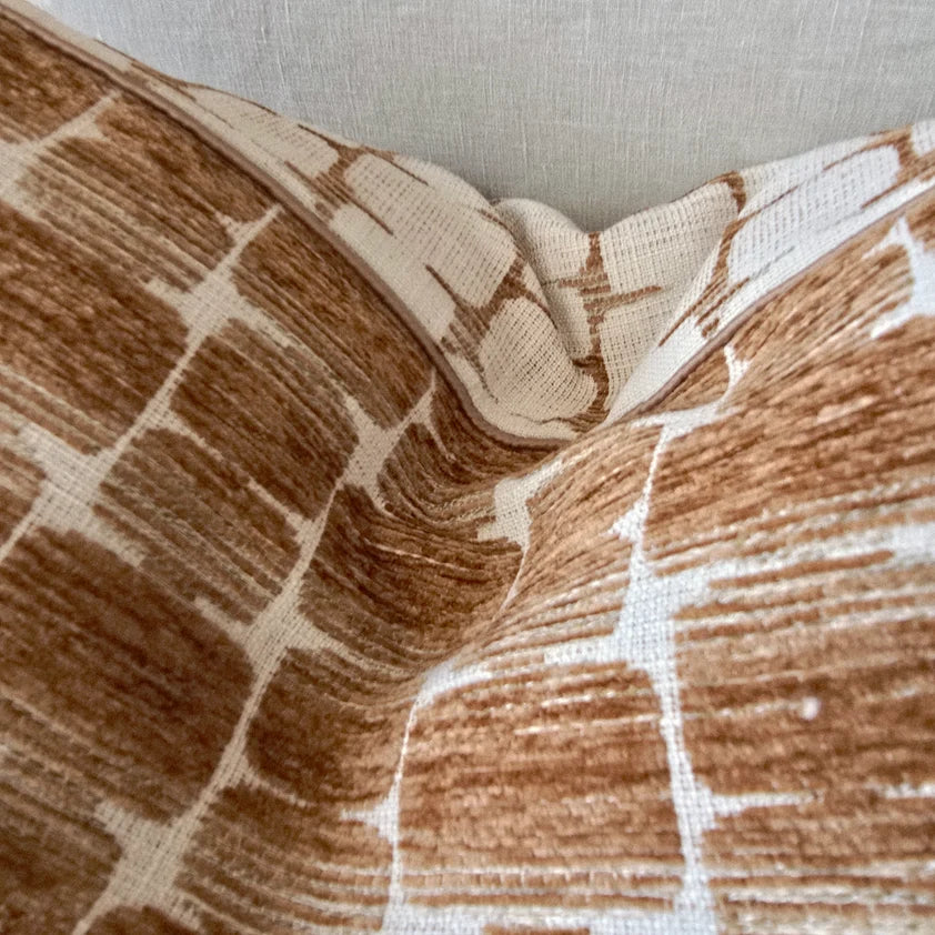Daleyza Warm Caramel Reversible  Cushion